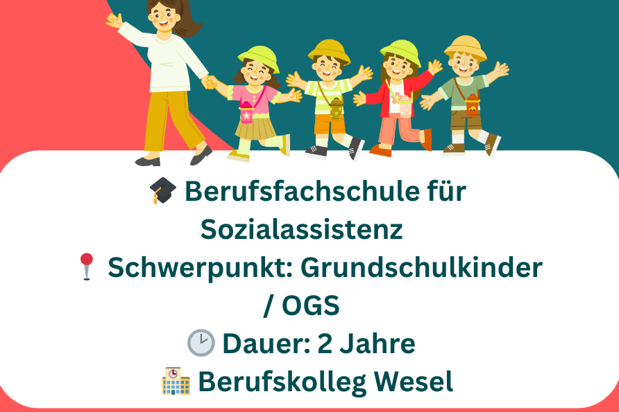 Neuer Bildungsgang &quot;Sozialassistenz&quot; ab 2026/27