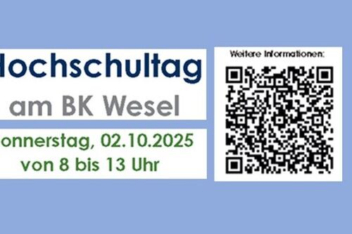 8. Hochschultag am BK Wesel