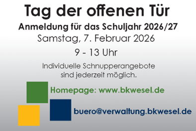 Tag der offenen Tür 2026