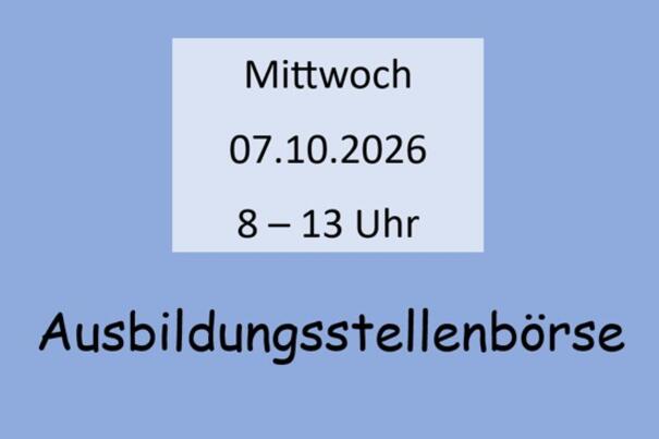 Ausbildungsstellenbörse 2026
