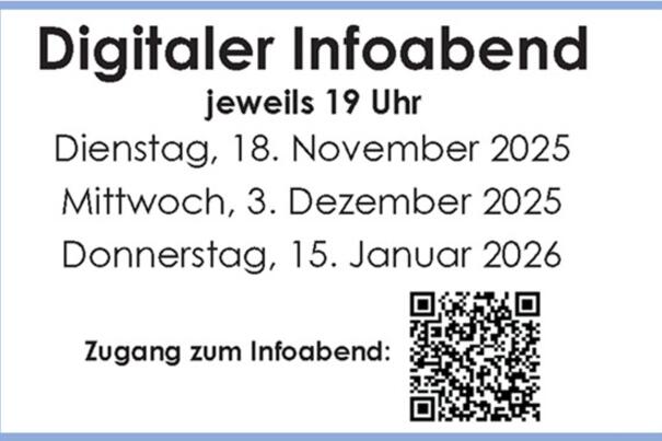 Digitaler Infoabend