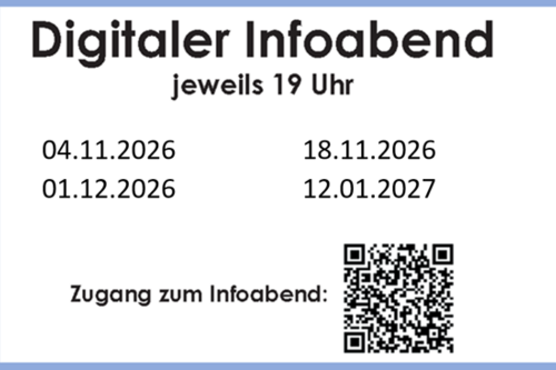 Digitaler Informationsabend!