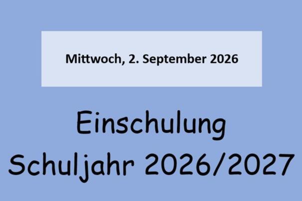 Einschulung 2026