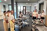 GWU1 des Wirtschaftsgymnasiums BK Wesel unterstützte Sommerfest von Seniorenzentrum