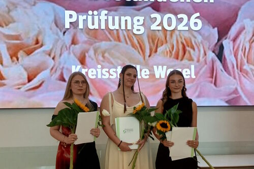 Bestenehrung auf Lossprechung der MFA