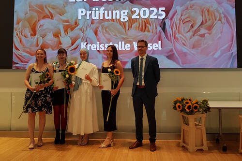 Bestenehrung BK Wesel auf Lossprechung der MFA 2025