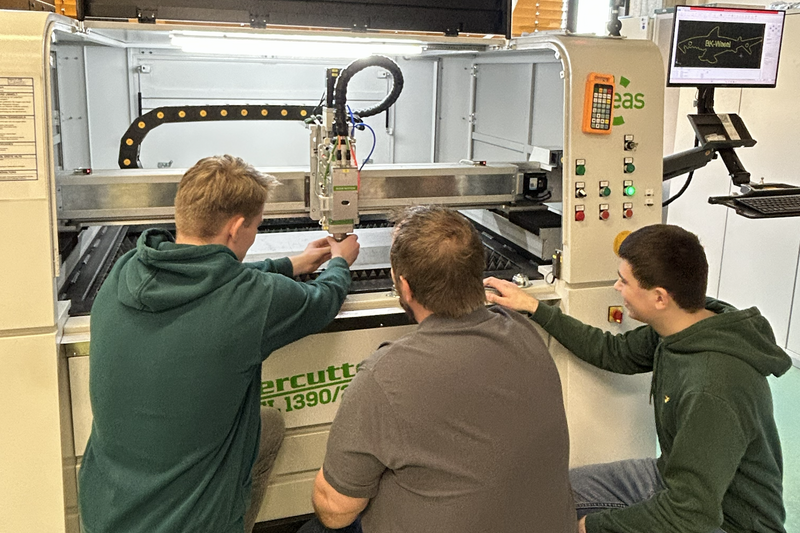 Neuer Metalllaser am BK Wesel