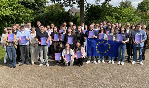 Europatag 2026 am Berufskolleg Wesel Gruppenfoto