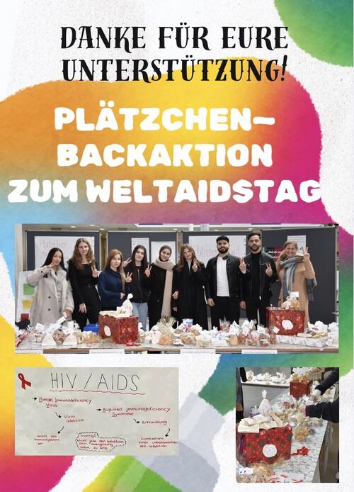 Plakat Danke Plästzchenaktion 2025