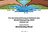 Urkunde Dankeschön Cleanup BK Wesel 2025